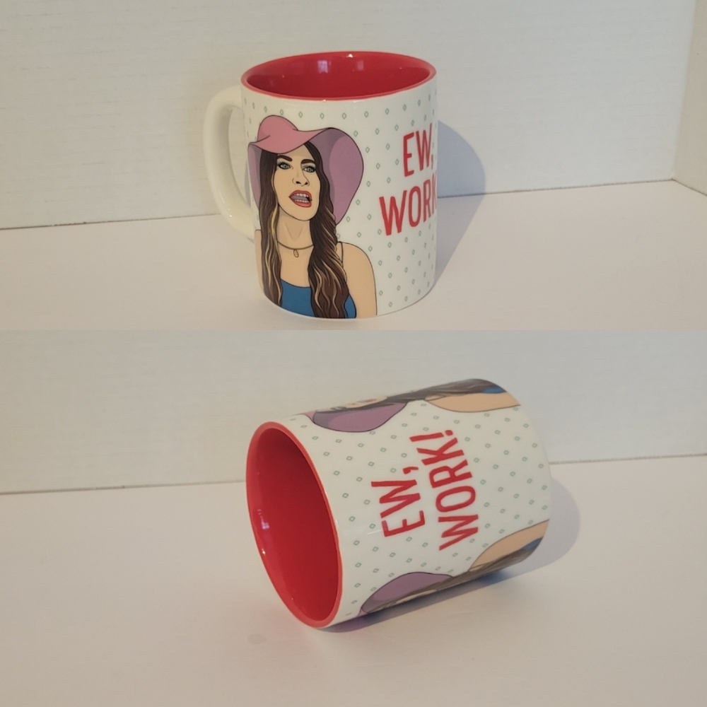 The Found Ew, Work Alexis Rose Schitt’s Creek Ceramic Coffee Cup Mug